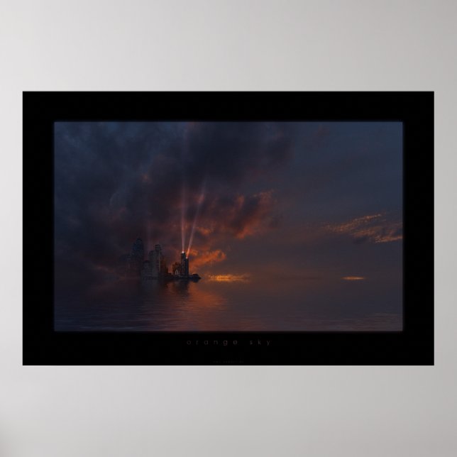 orange himlar poster (Framsidan)