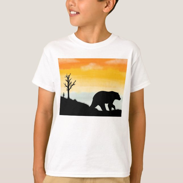 Orange Himlar T Shirt (Framsida)