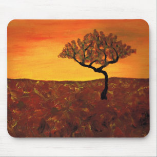 Orange himmel musmatta