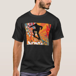 Orange himmel t shirt