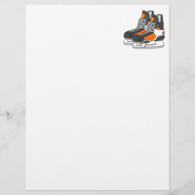 Orange Hockey Skates (Framsida)