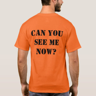 Orange Hög-vis skjorta: "KAN DU SE MIG NU? ", Tee