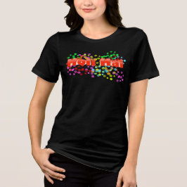 Orange Holi Hai med färgade punkter T Shirt