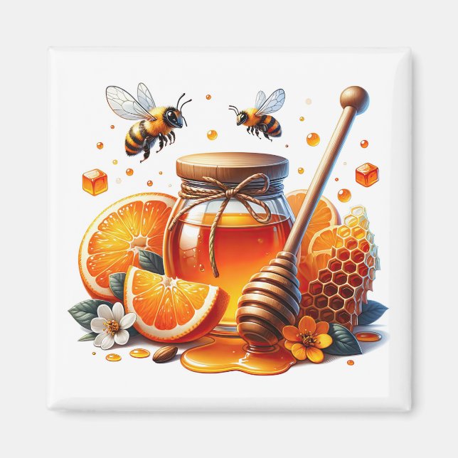 Orange Honey Magnet   (Framsidan)