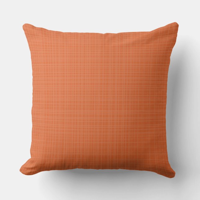 Orange Höstkorsning Dekorativ kudde (Framsida)