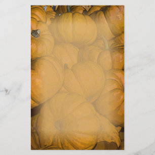 Orange - höstpumpa brevpapper