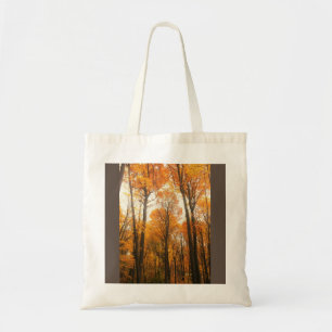 Orange - höstskog tygkasse