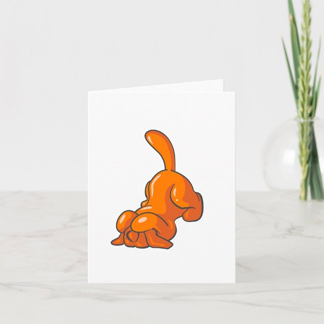 Orange Hund Kort (Skapare uppladdad)