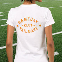 Orange i Gameday Tailgate Klubb Anpassningsbar Fo