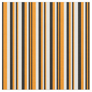 Orange i Mörk, svartvitt lutat/strimmat Mönster Tyg