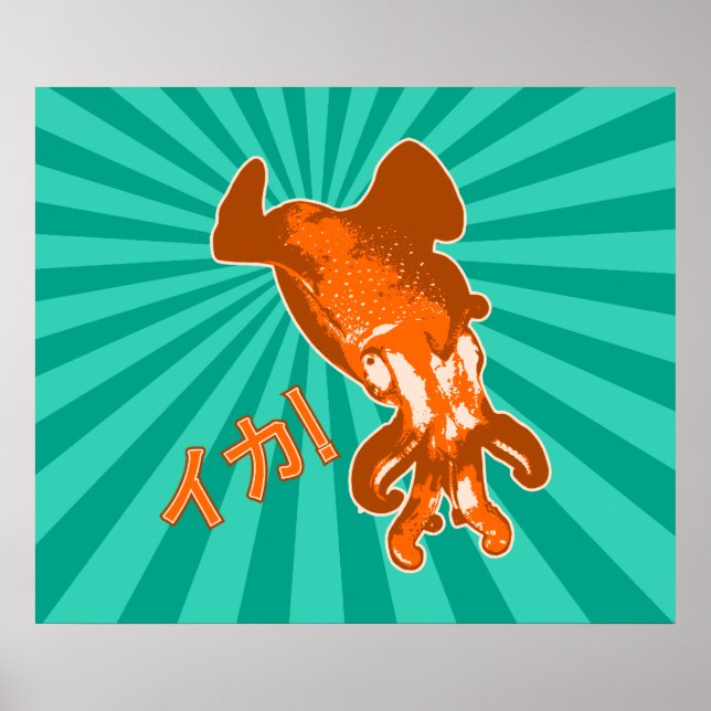 Orange Ika Poster (Framsidan)