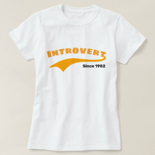 Orange Invertera typografi svepdatum Anpassningsba T Shirt