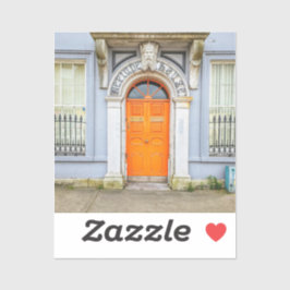 Orange Ireland Door Sticker Klistermärken