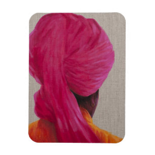 Orange jacka 2014 för rosa Turban Magnet