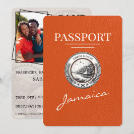 Orange Jamaica Passport Spara datum Datumet