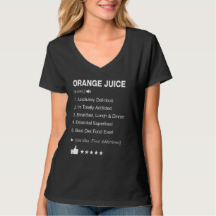 Orange Juice Definition T Shirt