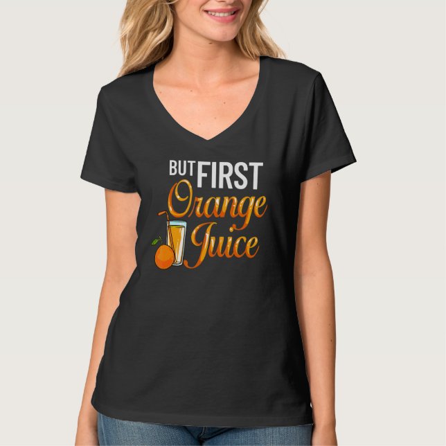 Orange Juice Maskin Juicer Drink Mix Fresh Maker T Shirt (Framsida)