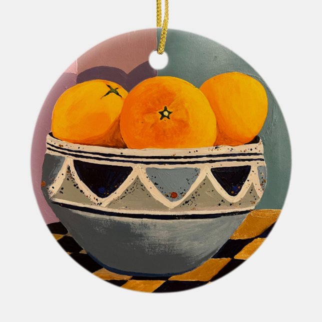 Orange Julgran Dekoration (Framsidan)