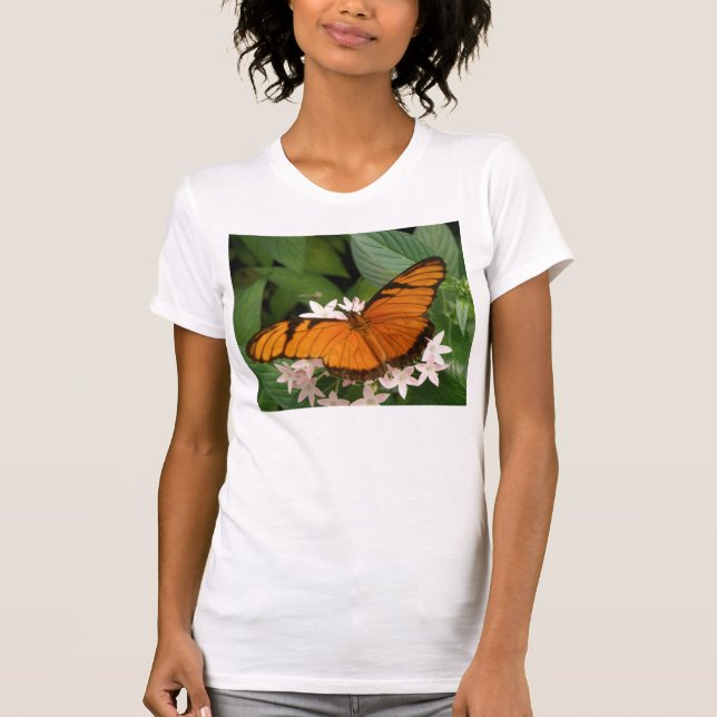 Orange Julia Butterfly T Shirt (Framsida)