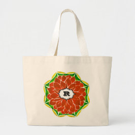 ORANGE JULSTJÄRNAdesign Jumbo Tygkasse