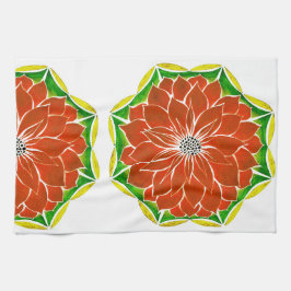 ORANGE JULSTJÄRNAdesign Kökshandduk