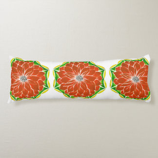 ORANGE JULSTJÄRNAdesign Kroppskudde