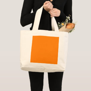 Orange JUMBO Tote Bag Tygkasse