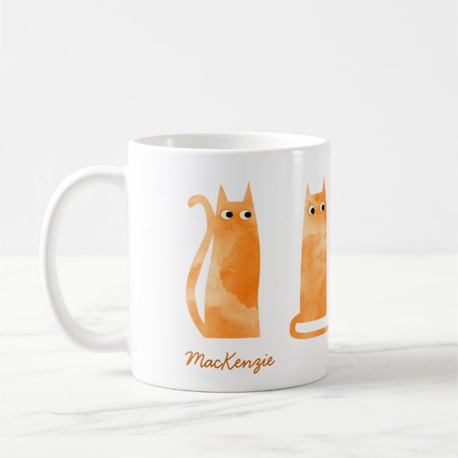 Orange Kaffekaffe Mugg (Vänster)