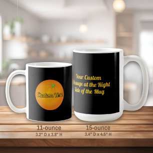 Orange Kaffemugg