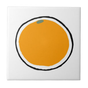 Orange Kakelplatta