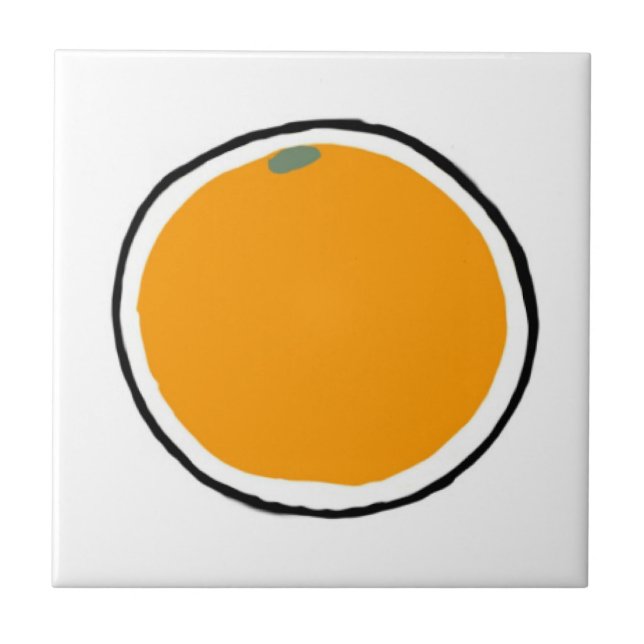 Orange Kakelplatta (Framsidan)