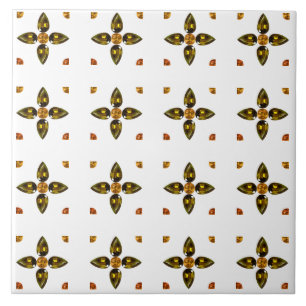 Orange Kakelplatta