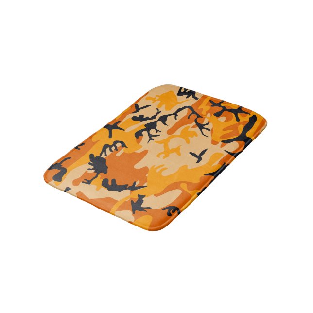 Orange Kamouflage, Militär, Armé Badrumsmatta (Vinklad)