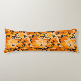 Orange kamouflage, militär, armé kroppskudde