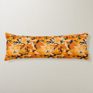 Orange kamouflage, militär, armé kroppskudde