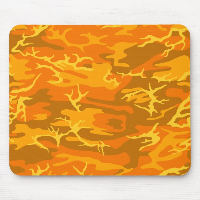 Orange kamouflage musmatta (Framsidan)