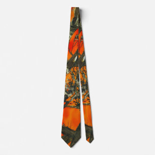 Orange Kamouflagedesign Slips