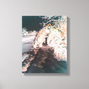 Orange Kanvastrycket Fairy Glow Fine Art Canvastryck