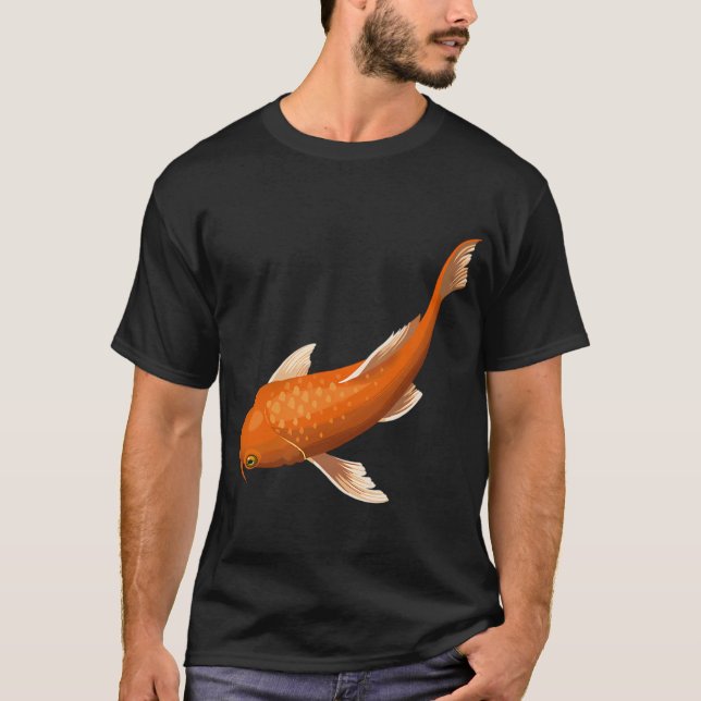 Orange Karpfisk T Shirt (Framsida)