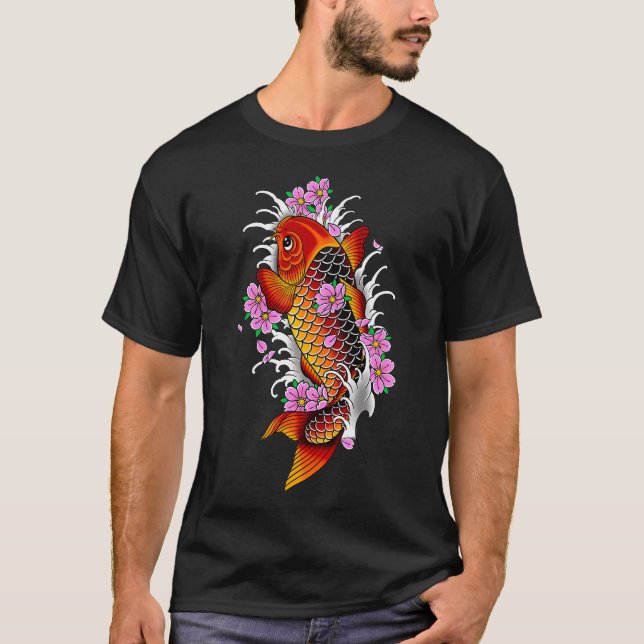 Orange karpfiskar t shirt (Framsida)