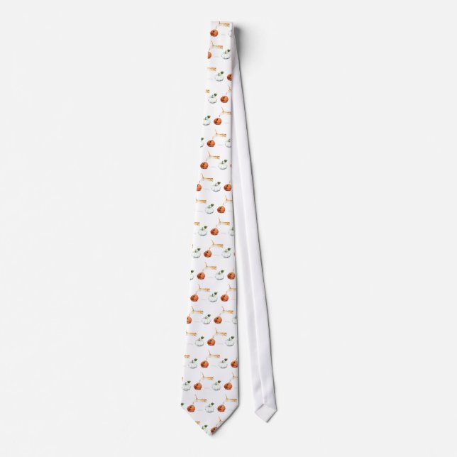 Orange Katt-jumpning mellan pumpor Slips (Framsida)