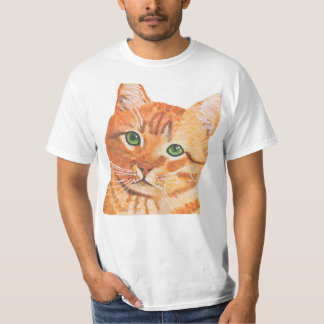 Orange katt, ljust rödbrun kattungesnyggtT-tröja T Shirt