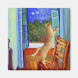 Orange Katt Magnet
