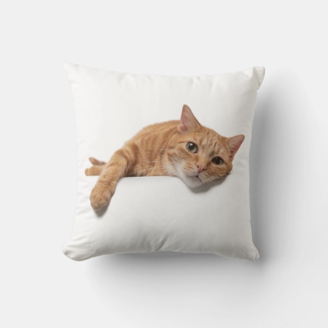 Orange Katt, nedåt Kudde (Framsida)