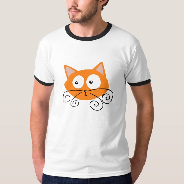 Orange katt tee (Framsida)