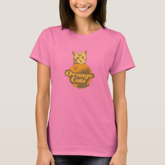 Orange Kattskjorta T-shirt