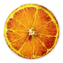 Orange keramiskt knop knopp