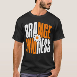 Orange Kindness Flower T Shirt