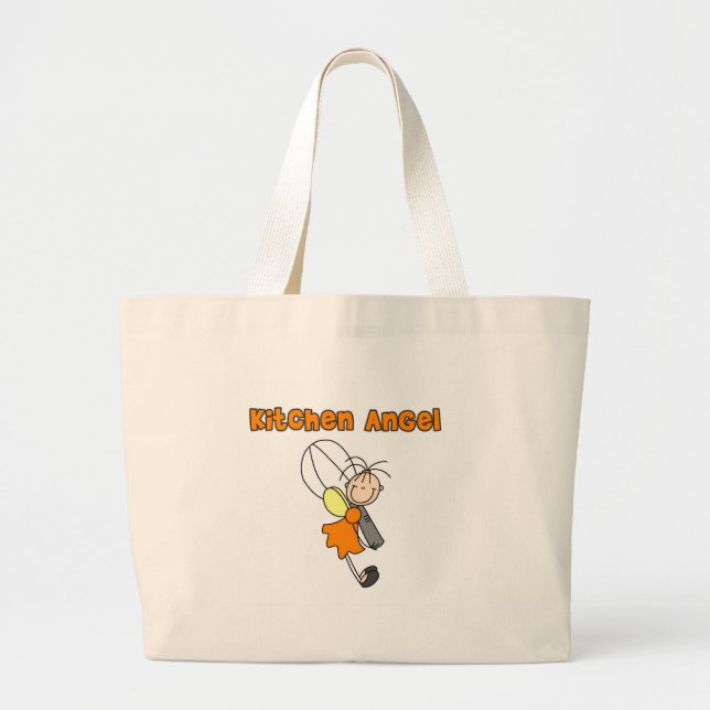 Orange Kitchen Angel Bag Jumbo Tygkasse (Framsidan)