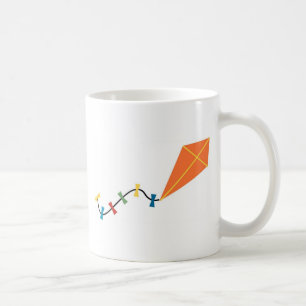 Orange Kite Kaffemugg